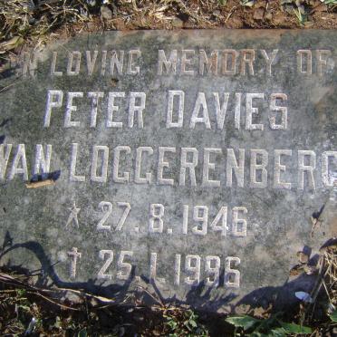 LOGGERENBERG Petrus Jacobus, van 1903-1979 &amp; Eileen Miriam 1908-1987 :: LOGGERENBERG Peter Davies, van 1946-1995
