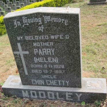 MOODLEY Parry 1928-1997 :: MOODLEY Chin Chetty
