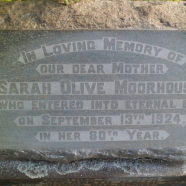 MOORHOUSE Sarah Olive -1924