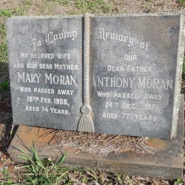 MORAN Anthony -1971 &amp; Mary -1968