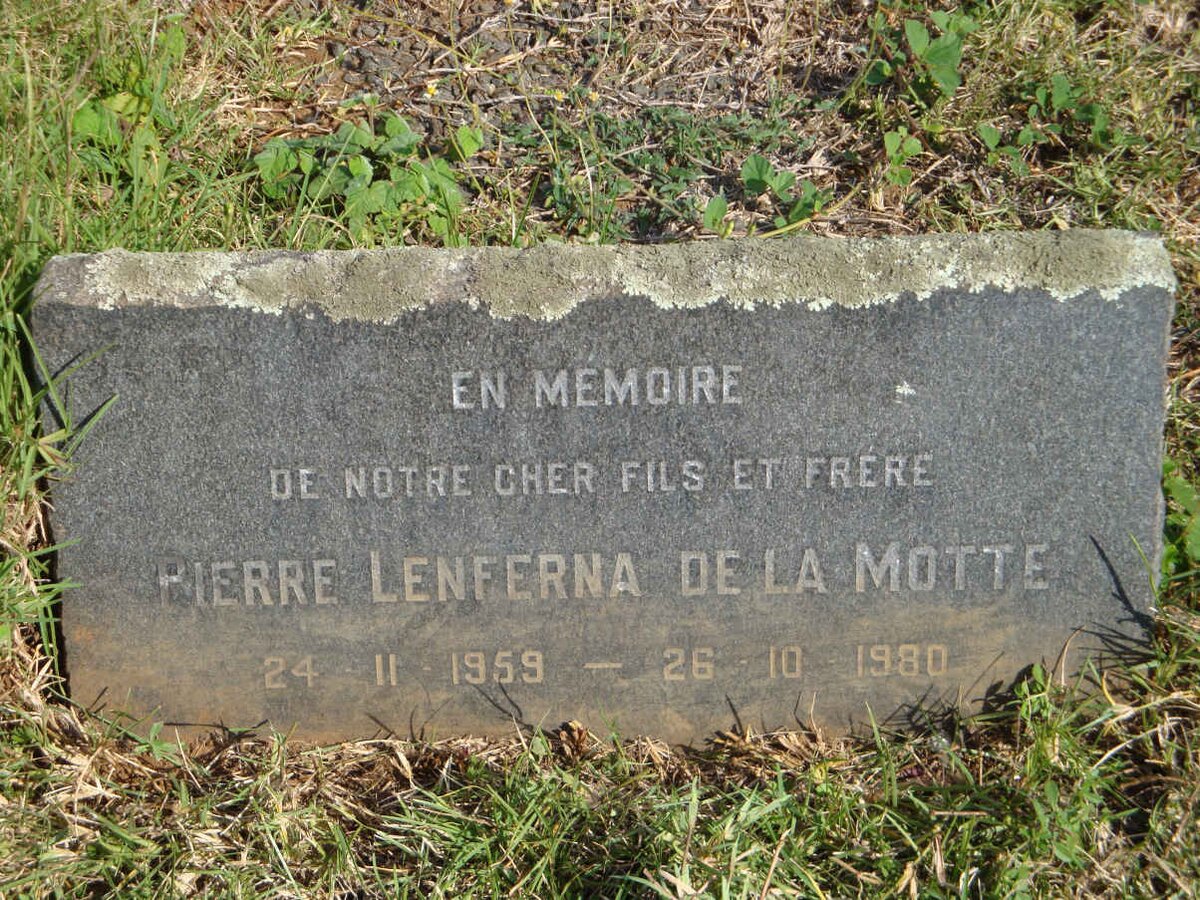 MOTTE Pierre Lenferna, de la 1959-1980