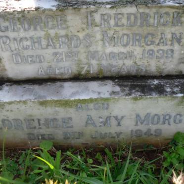 MORGAN George Fredrick Richards -1939 &amp; Florence Amy -1949