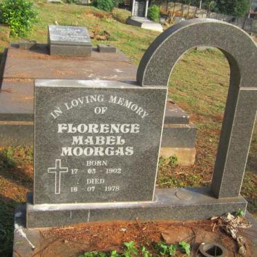 MOORGAS Florence Mabel 1902-1978