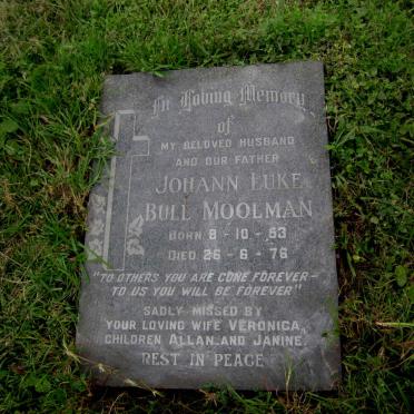 MOOLMAN Johann Luke Bull 1953-1976
