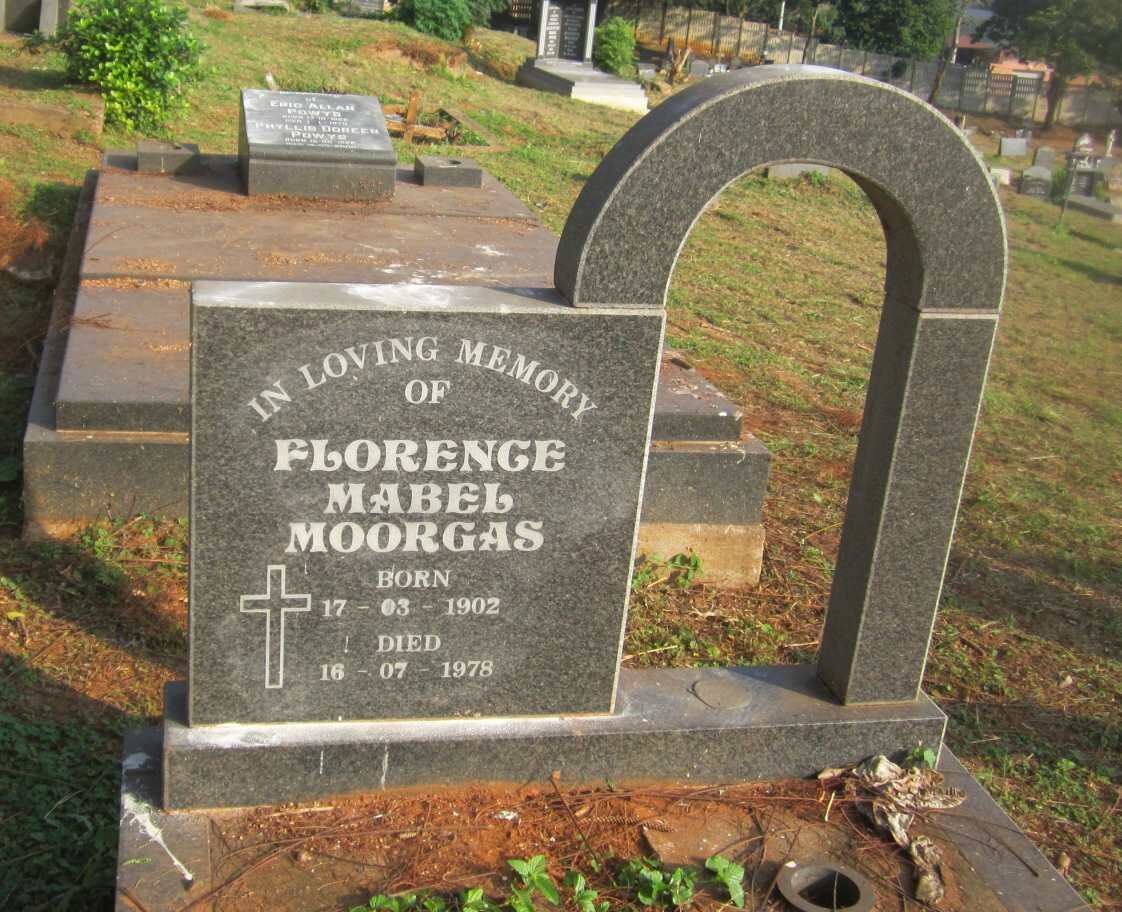 MOORGAS Florence Mabel 1902-1978