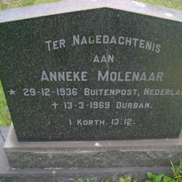 MOLENAAR Anneke 1936-1969