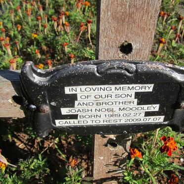 MOODLEY Joash Noel 1989-2009