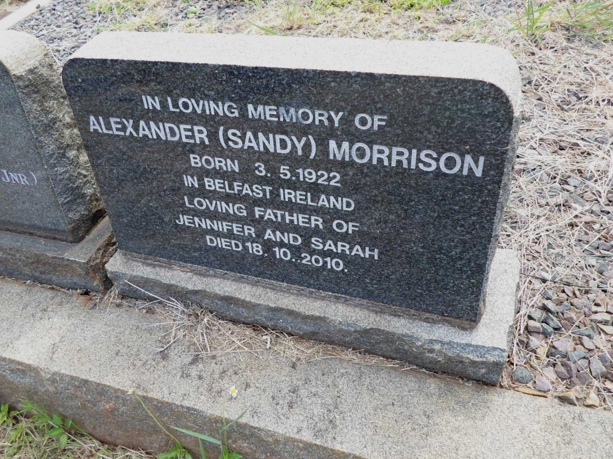 MORRISON Alexander 1922-2010