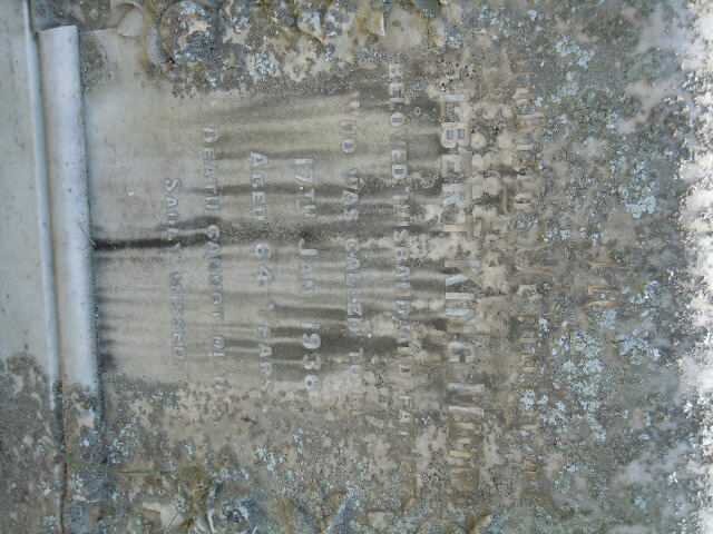 MUIR Albert King -1936