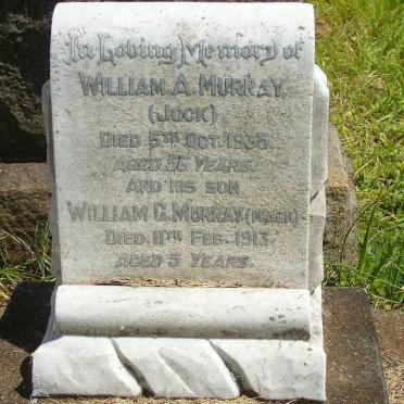 MURRAY William A. -1935 :: MURRAY William G. 1908-1913