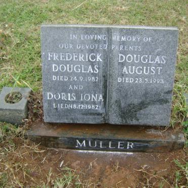 MULLER Frederick Douglas -1982 &amp; Doris Iona -1982 :: MULLER Douglas August -1993