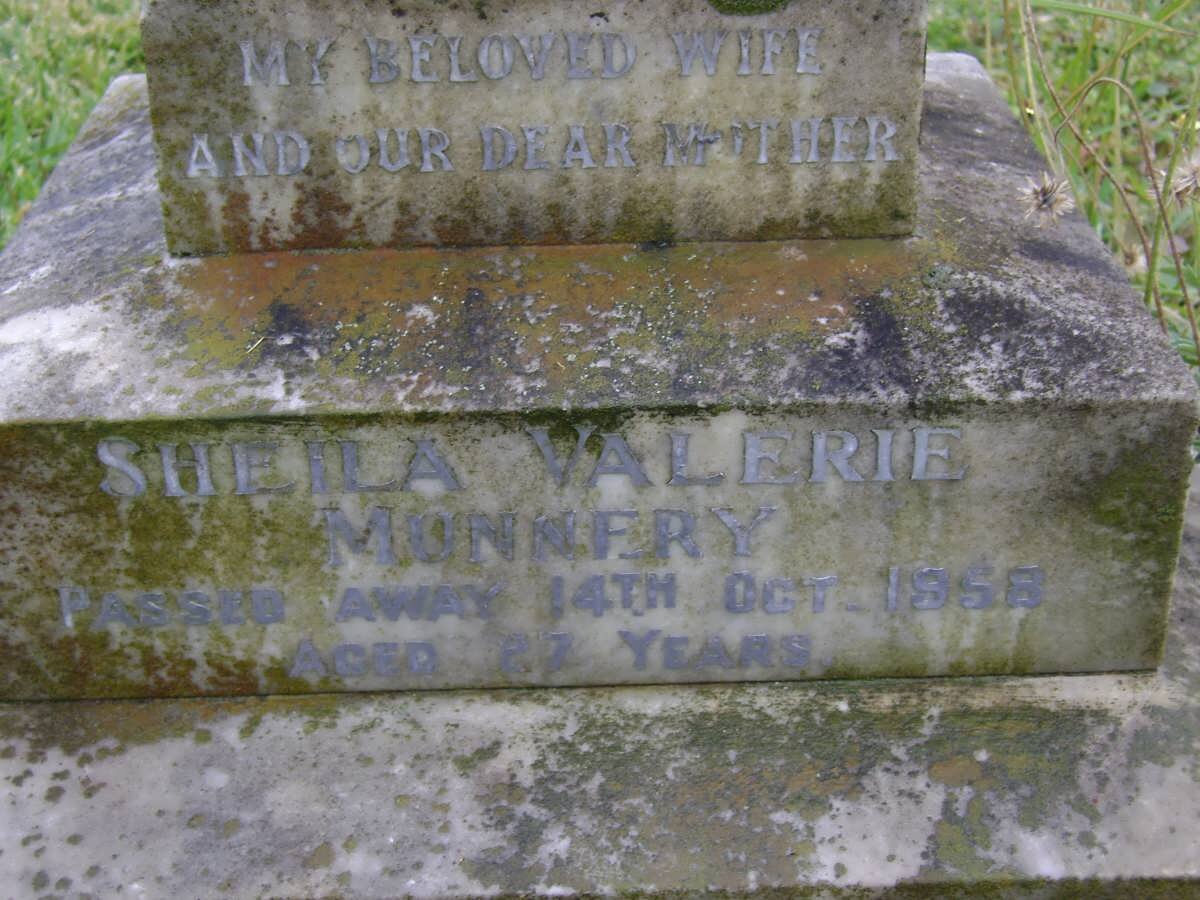 MUNNERY Sheila Valerie -1958