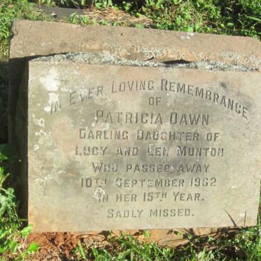 MUNTON Patricia Dawn -1962