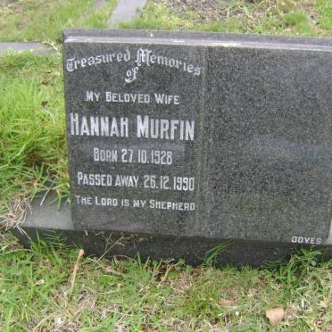 MURFIN Hannah 1928-1990