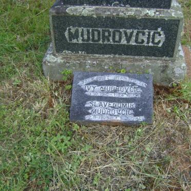 MUDROVCIC Konstantin 1877-1939 &amp; Marie Leoticia 1884-1965 :: MUDROVCIC Slavenumir 1909-1984 &amp; Ivy 1910-1972