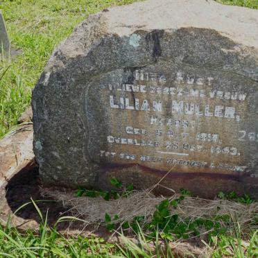 MULLER Lilian nee HERBST 1919-1943