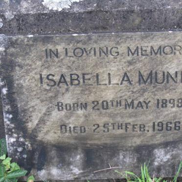 MUNRO Isabella 1898-1966