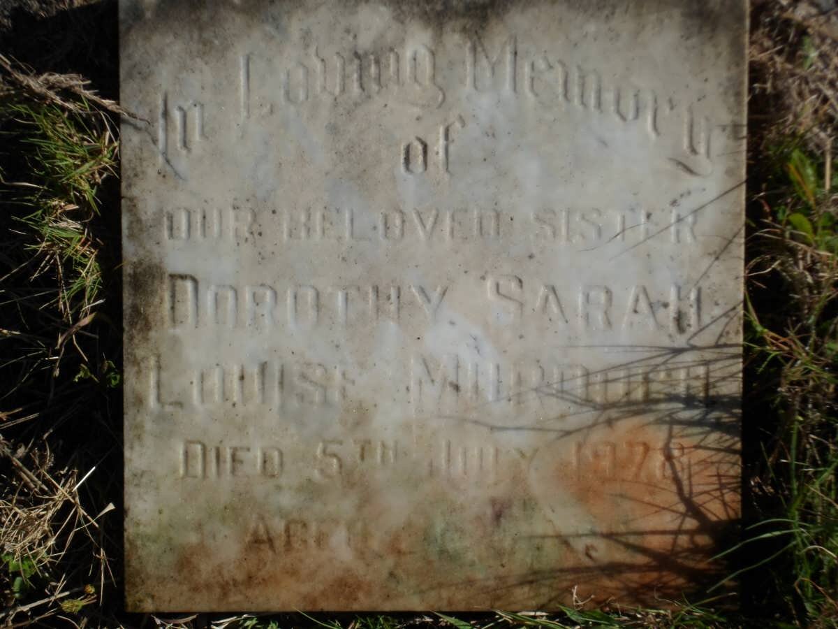 MURDOCH Dorothy Sarah Louise -1978