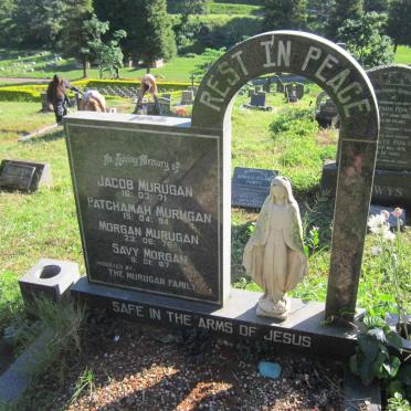 MURUGAN Jacob -1971 :: MURUGAN Patchamah 1994 :: MURUGAN Morgan -1976 :: MORGAN Savy -1987