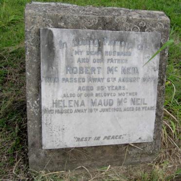 McNEIL Robert -1957 &amp; Helena Maud -1965