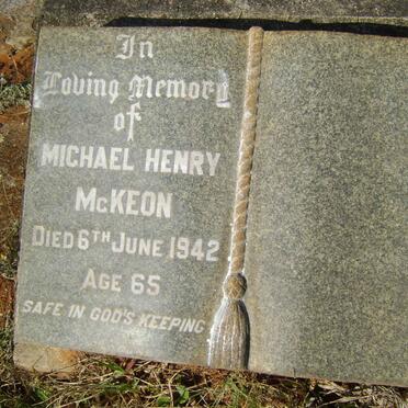 McKEON Michael Henry -1942
