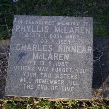 McLAREN Charles Kinnear -1987 &amp; Phyllis -1958