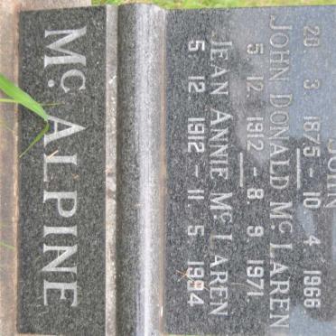 McALPINE :: BROWN :: McLAREN