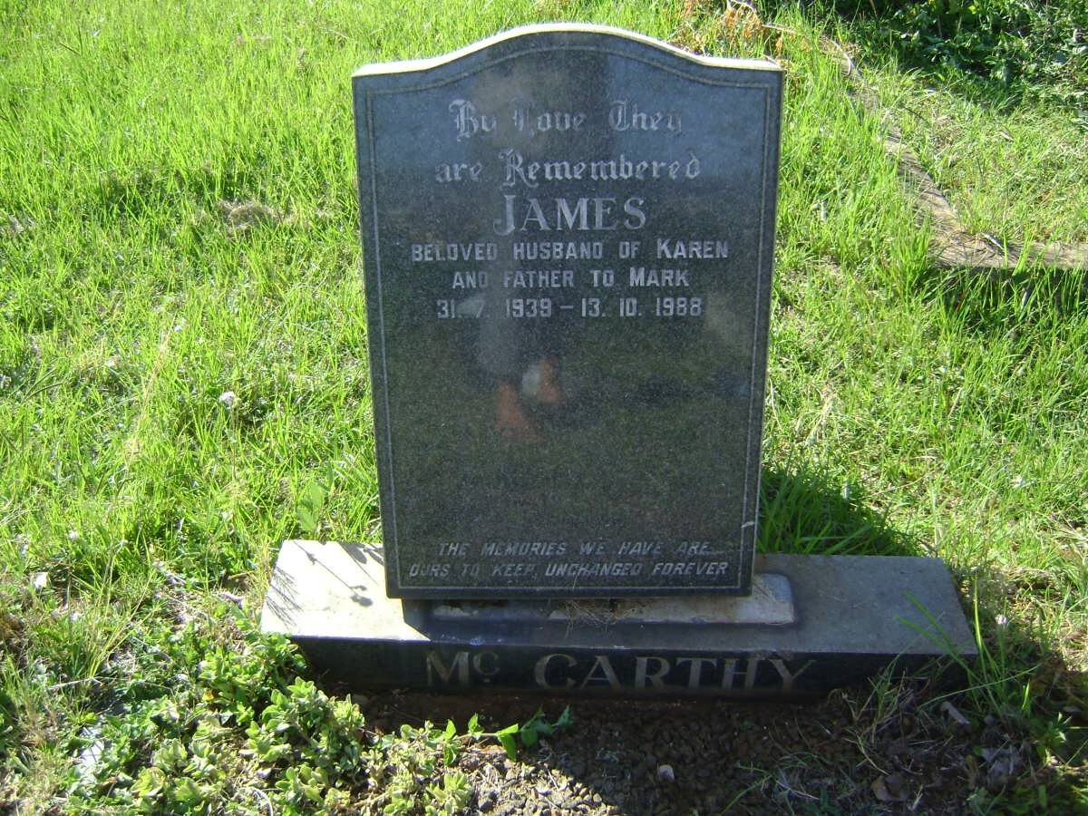 McCARTHY James 1939-1988