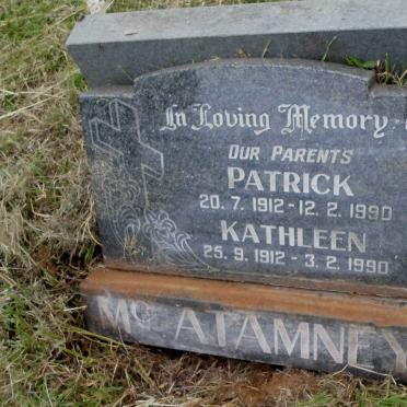 McATAMNEY Patrick 1912-1990 &amp; Kathleen 1912-1990