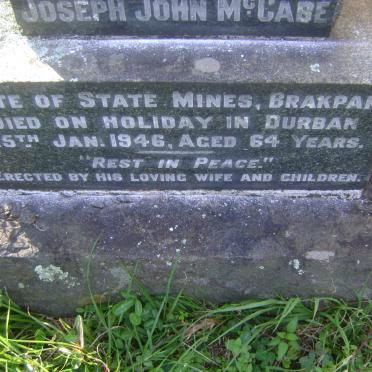 McCASE Joseph John -1946 