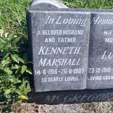 McGREGOR Kenneth Marshall 1915-1987 &amp; Lulu 1918-1998