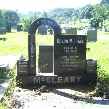 McCLEARY Devon Michael 1993-1994