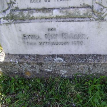 McLEAN Charles Frederick -1970 :: McLEAN Ethel May -19?? :: McLEAN Joyce Patricia -1940