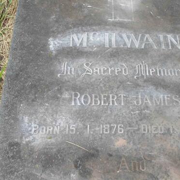 Mc ILWAIN Robert James 1876-1944