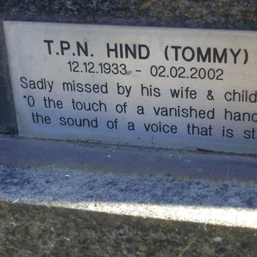 HIND T.P.N. 1933-2002