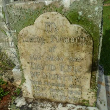 McMURTRY David Eric -1940