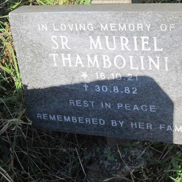 MHLONGO Muriel Thambolini 1921-1982