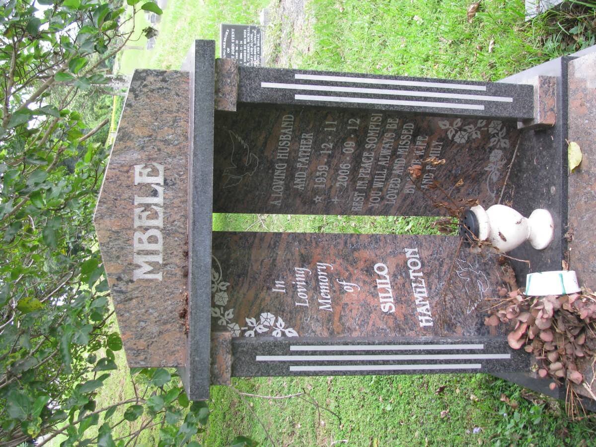 MBELE Sililo Hamilton 1939-2006
