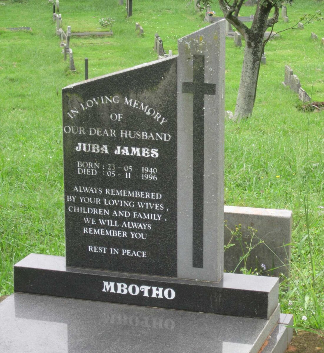 MBOTHO Juba James 1940-1996