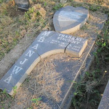 MBANJWA Thabani Vincent 1975-2002