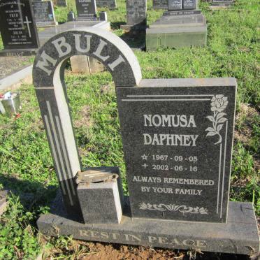 MBULI Nomusa Daphney 1967-2002 :: MBULI Daphney Nomusa 1968-2002