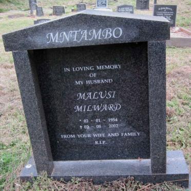 MNTAMBO Malusi Milward 1952-2002