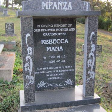 MPANZA Rebecca Mana 1928-2007