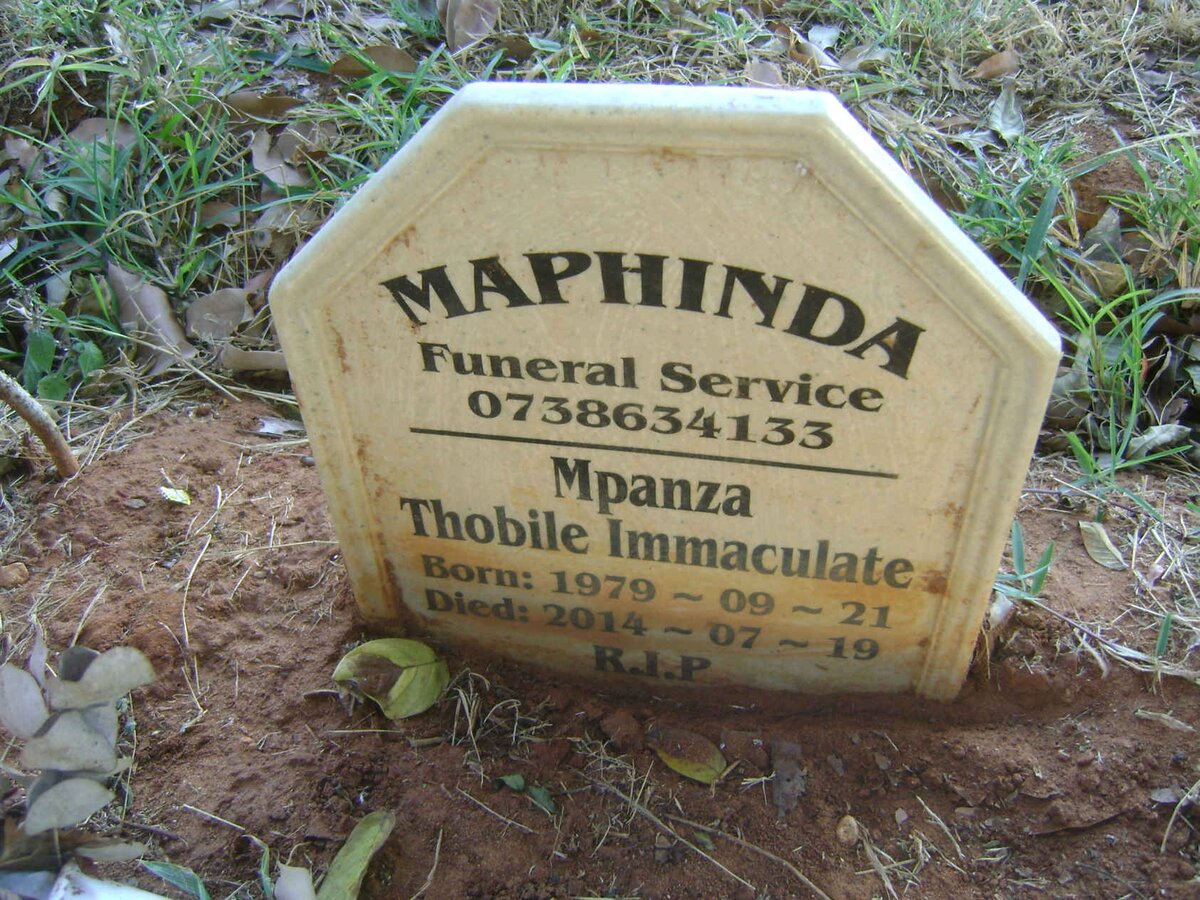 MPANZA Thobile Immaculate 1979-2014