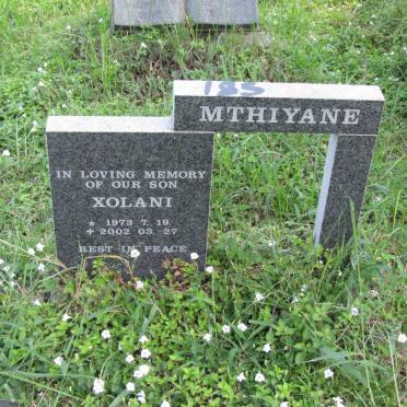 MTHIYANE Xolani 1973-2002