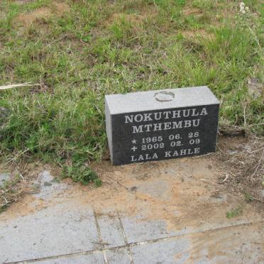 MTHEMBU Nokuthula 1965-2002