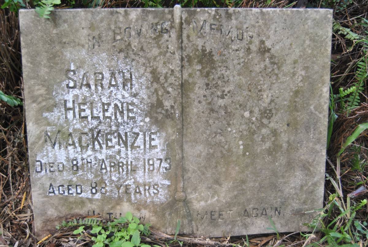 MacKENZIE Sarah Helene -1973