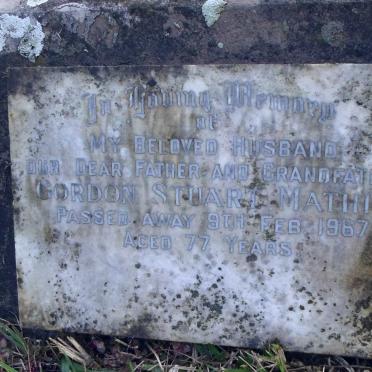 MATHIE Gordon Stuart -1967