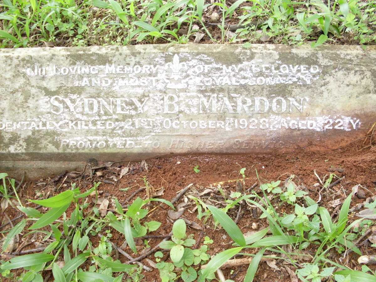 MARDON Sydney B. -1928