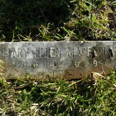 MACFARLANE Mary Ellen -1951